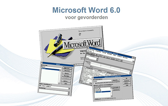 Microsoft Word 6.0 advanced